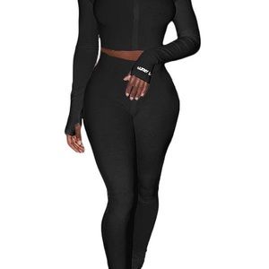 Trendy Black 2pc Lucky Label Set